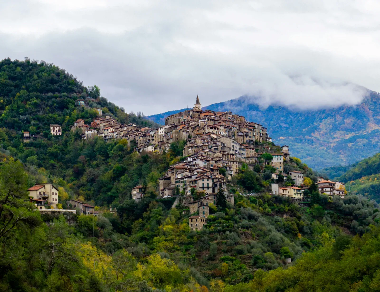 Crinale appenninico tosco-emiliano con Monte Cimone e foreste secolari